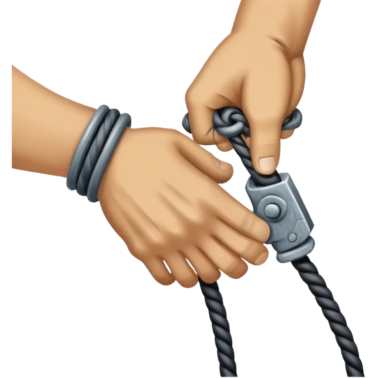 Cowboys hand pulling in cable emoji