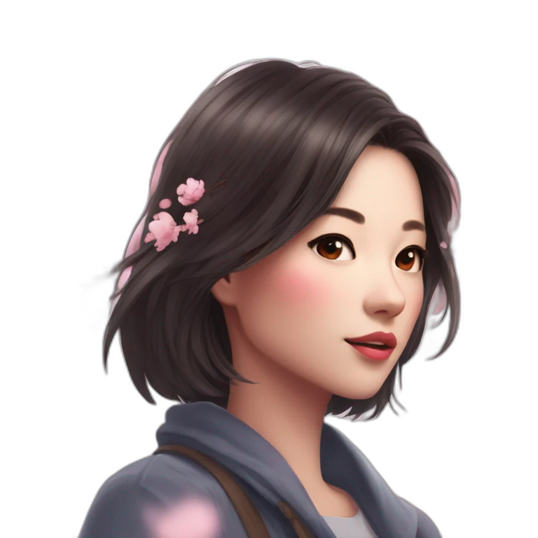 Capture the beauty of a cherry blossom moment with AI Sketch! emoji