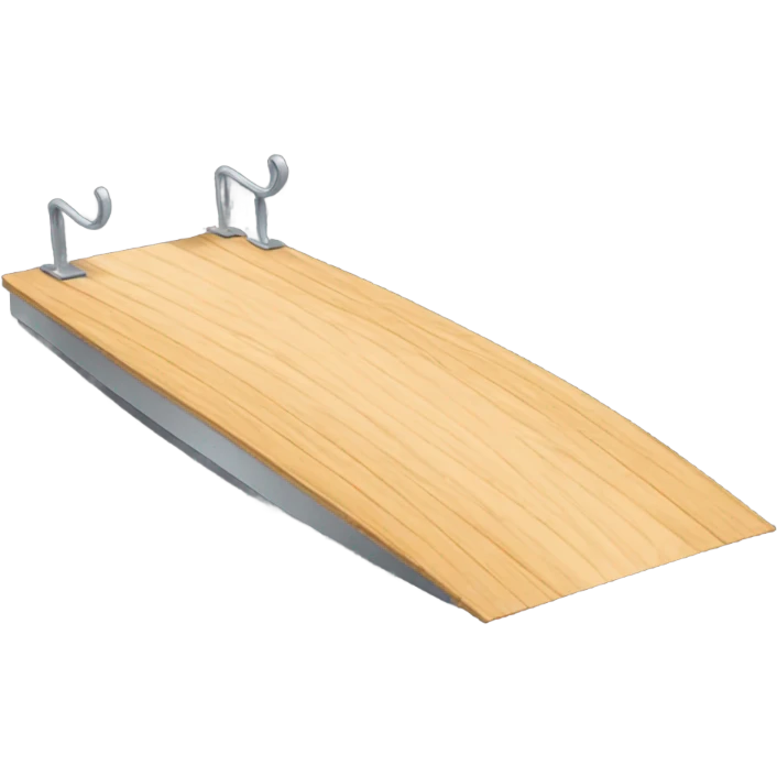 Skateboarding ramp emoji