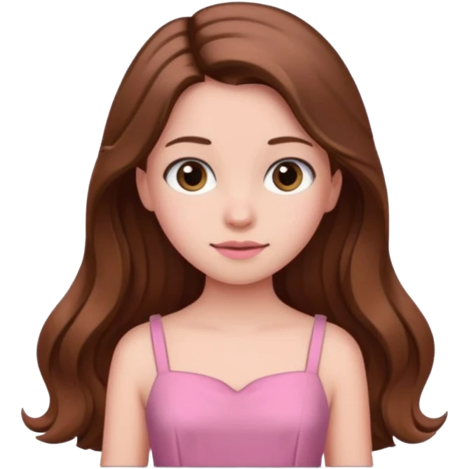 pink girly framed photo of a girl emoji