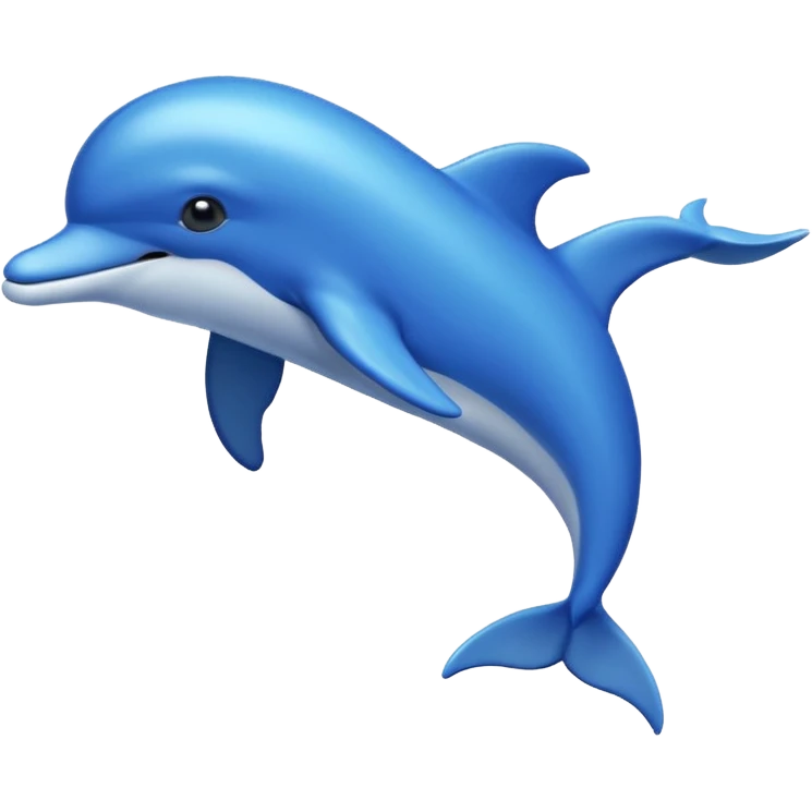 blue dolphin frame emoji
