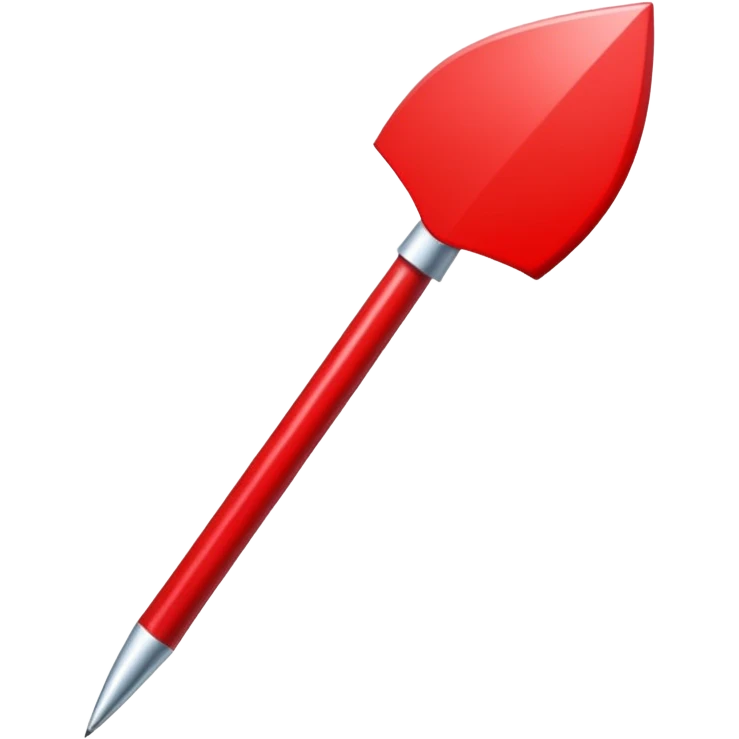 Crée-moi une flèche rouge qui va vers la droite emoji