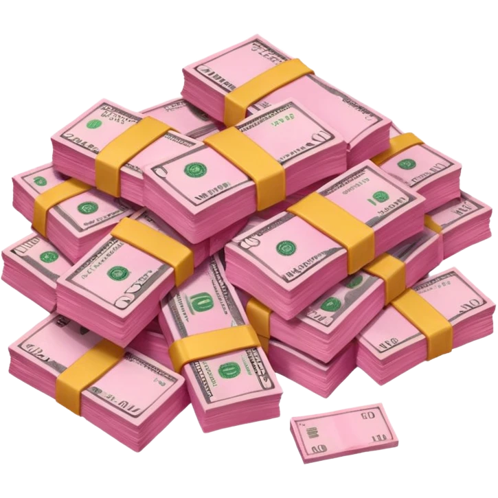 pink money emoji