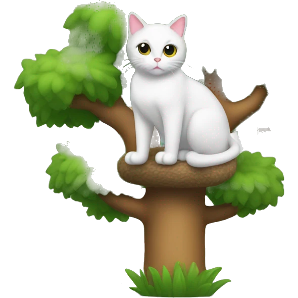 Cat tree emoji