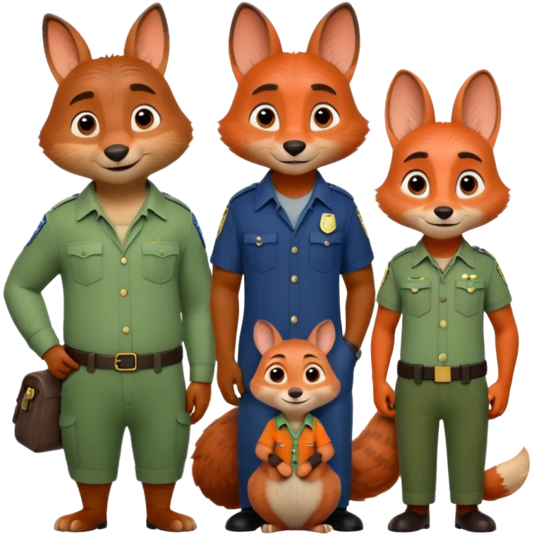 Personajes do zootopia emoji