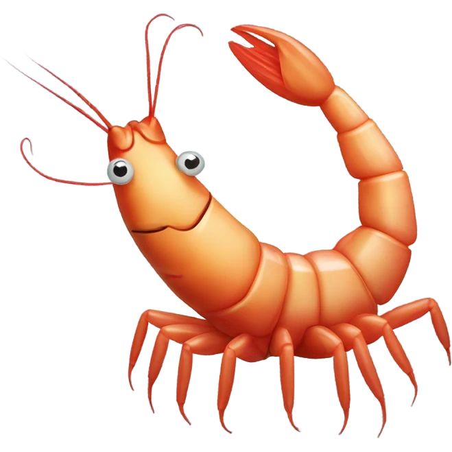 Party shrimp emoji