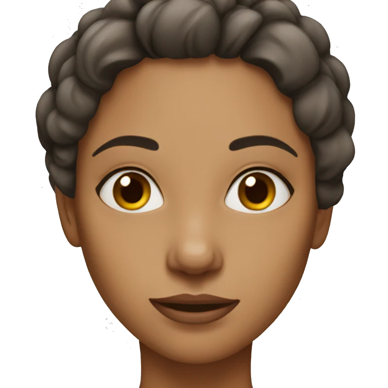 Woman Without makeup  emoji