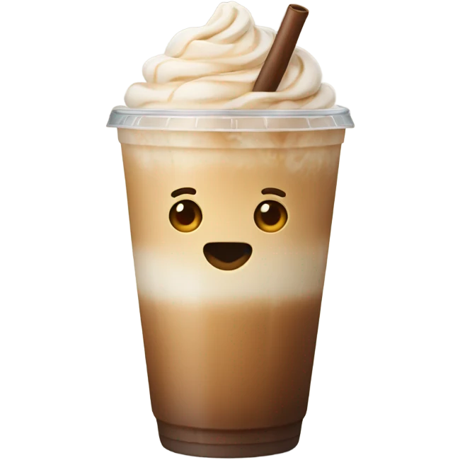 iced latte emoji