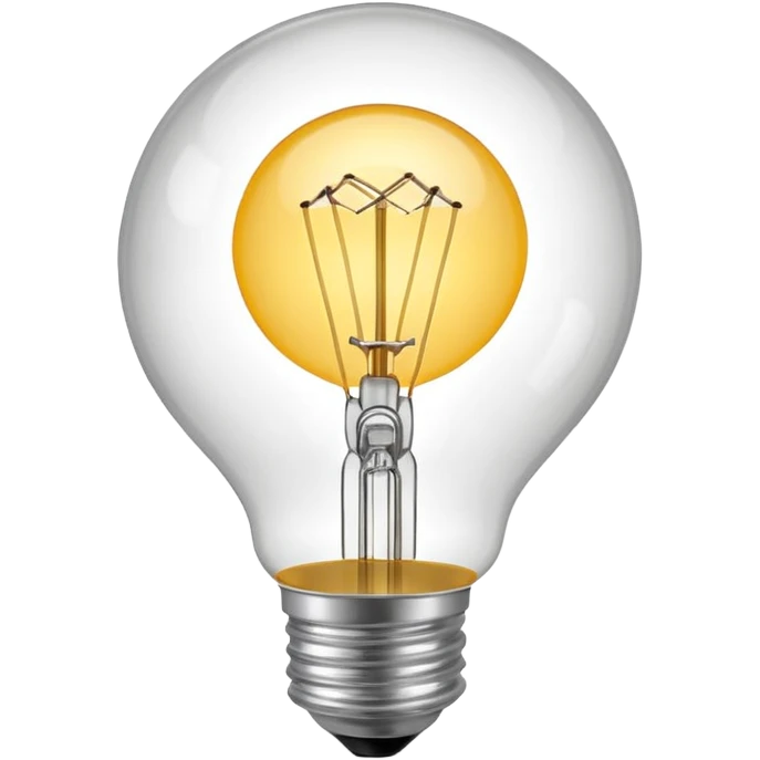designer light bulb round globe emoji