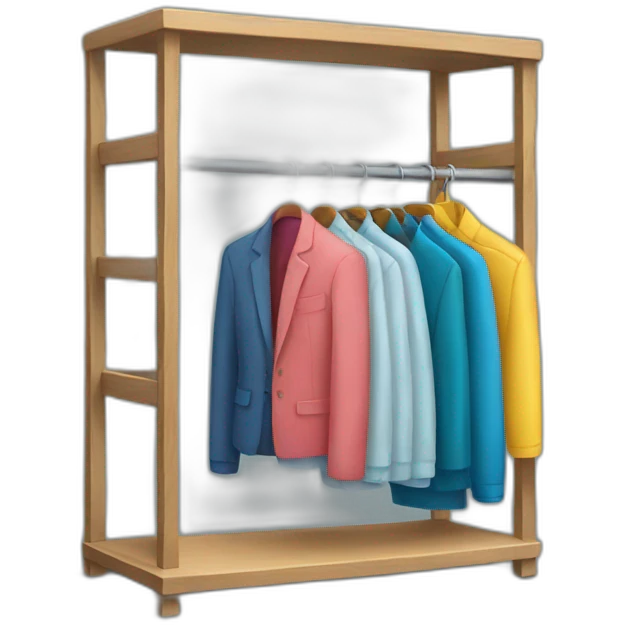 rack with clothes emoji