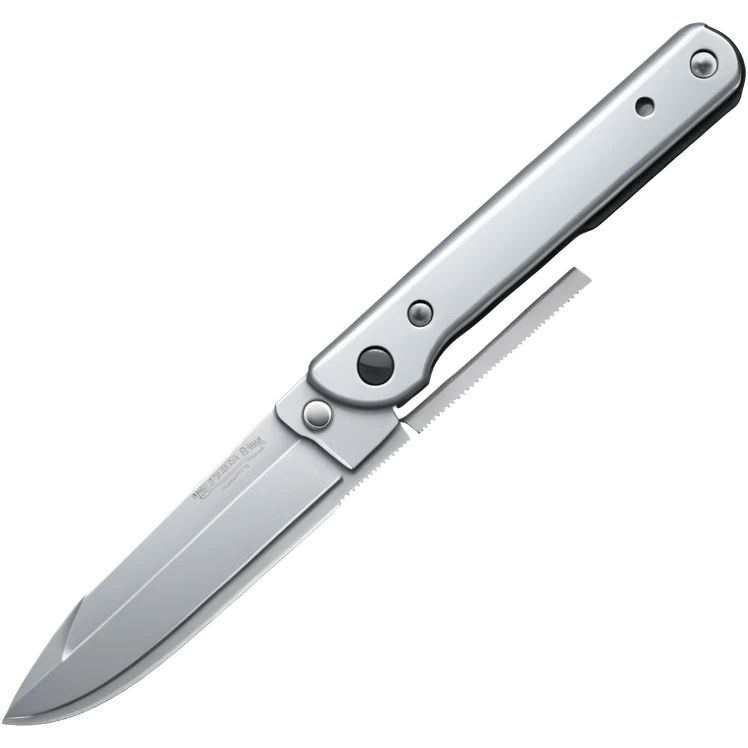 Box cutter utility knife with extended blade, sharp and precise cutting tool emoji