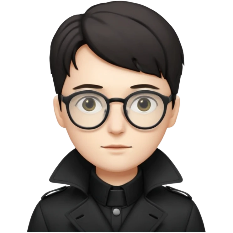 neo on glasses from matrix emoji