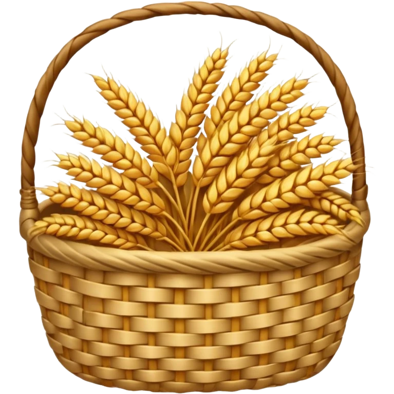 Wheat grain basket emoji