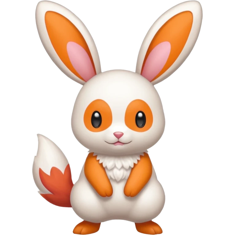 Plusle-Bunnelby-fusion, full body emoji