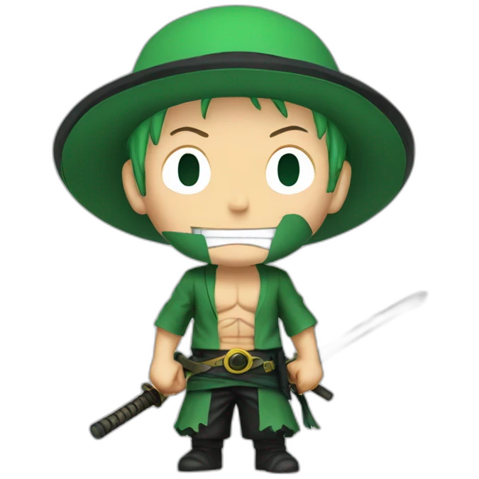 Zoro from One Piece emoji
