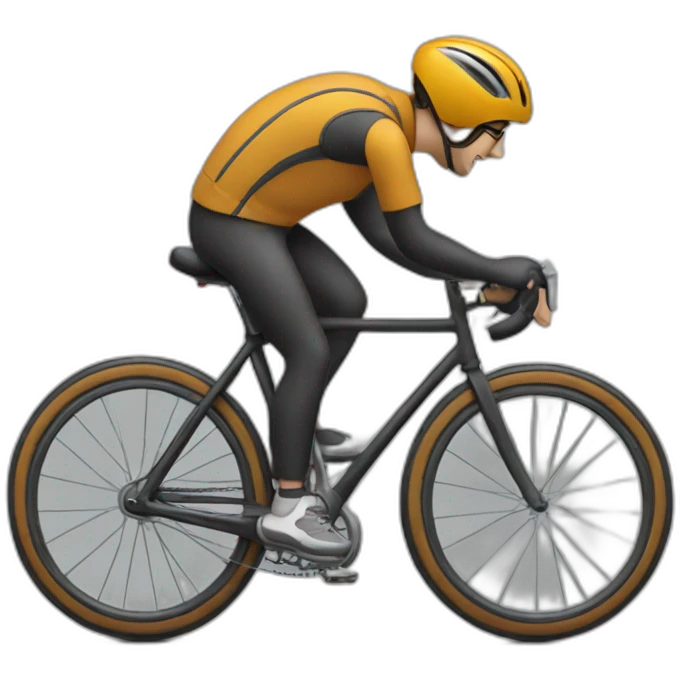 Chat sur un vélo emoji