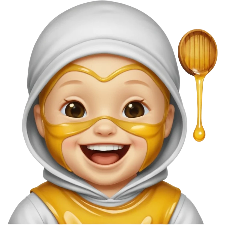 Laughing diddy oil baby oil robber Black white honey  leaving fart baby laughing emoji