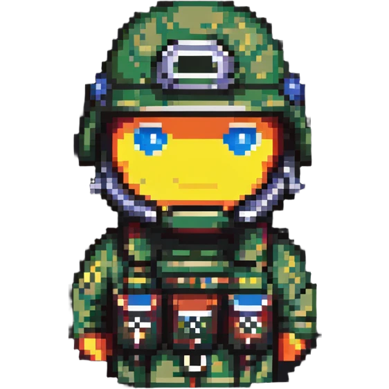 army man wearing helmet emoji