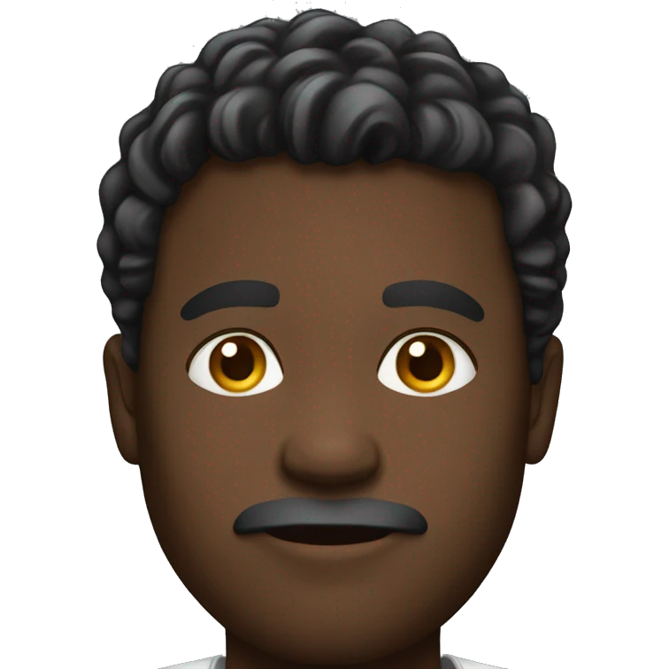 A black man  emoji