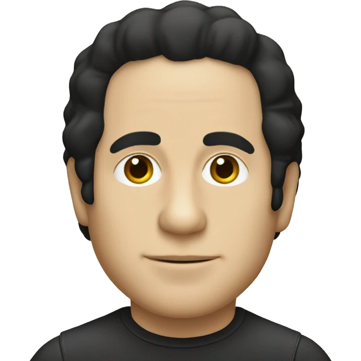 Paul Simon at the time of Simon and Garfunkel with dark hair  emoji