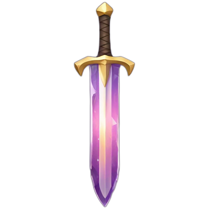 amethyst sword emoji