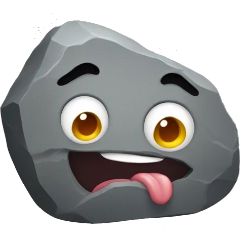Rock on and tongue  emoji