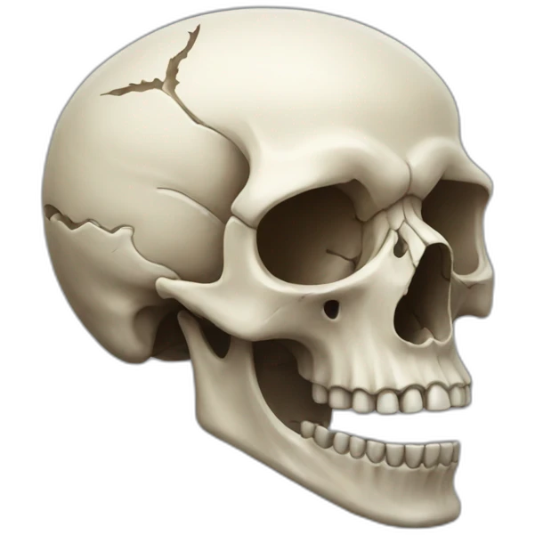 Skull of a bird emoji