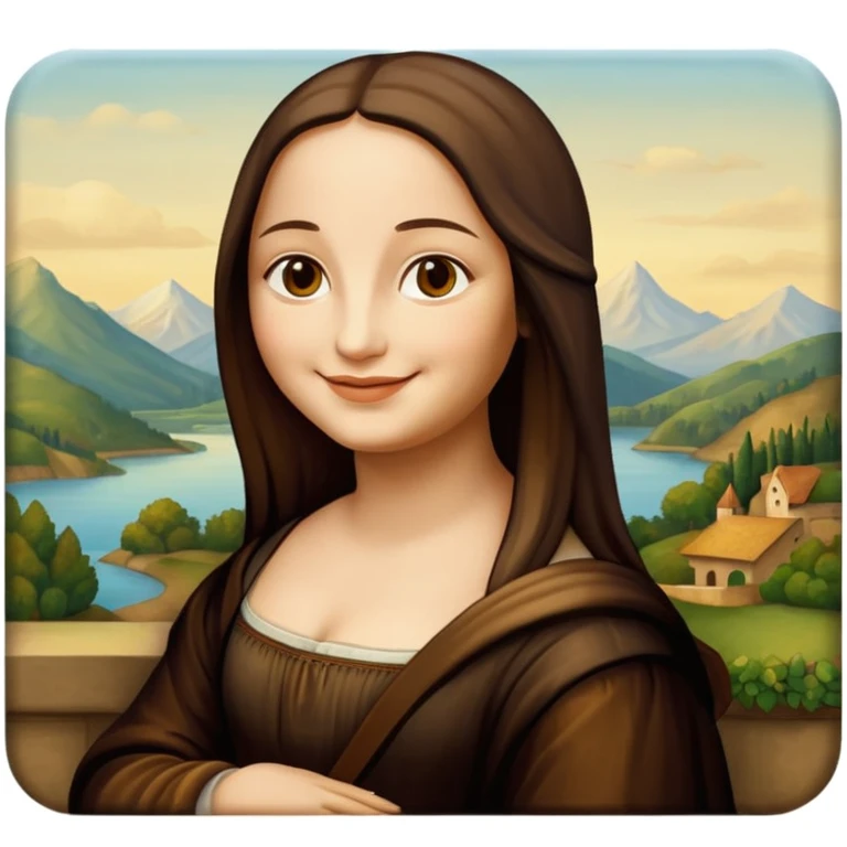 monalisa painting emoji