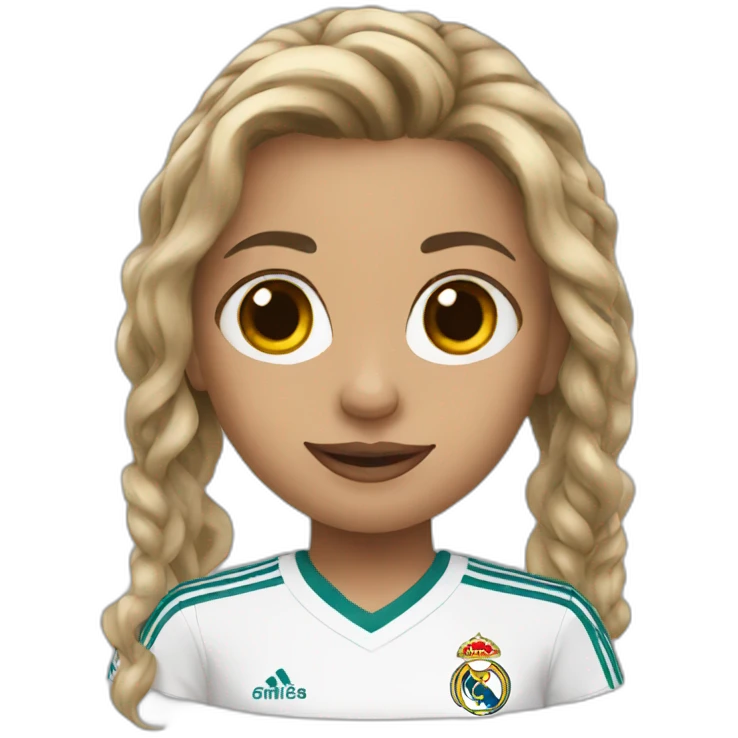 real madrid girl emoji