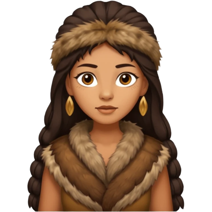 stone age woman emoji