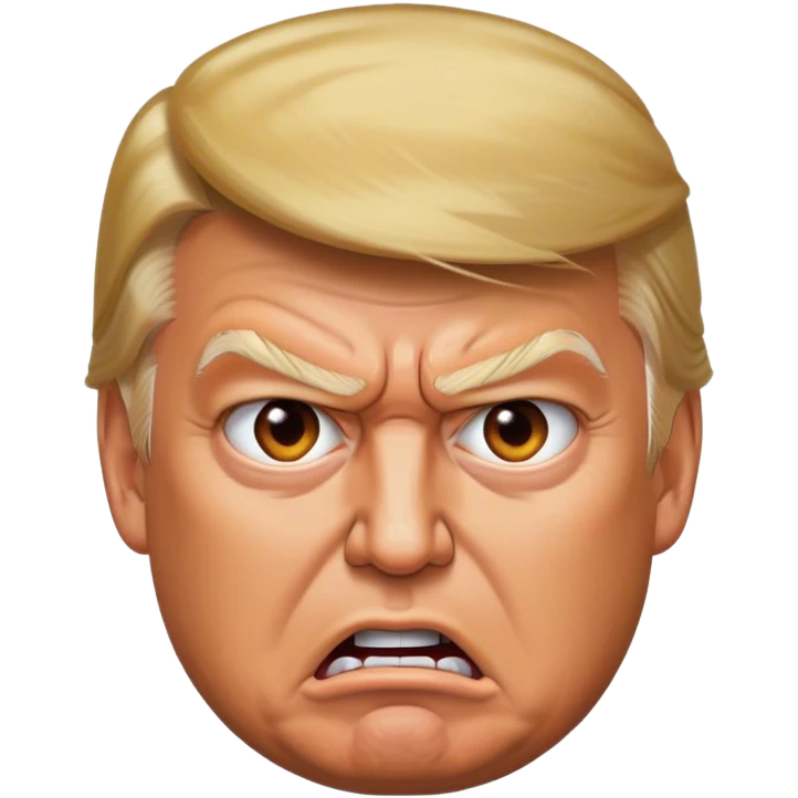 donald trump angry emoji