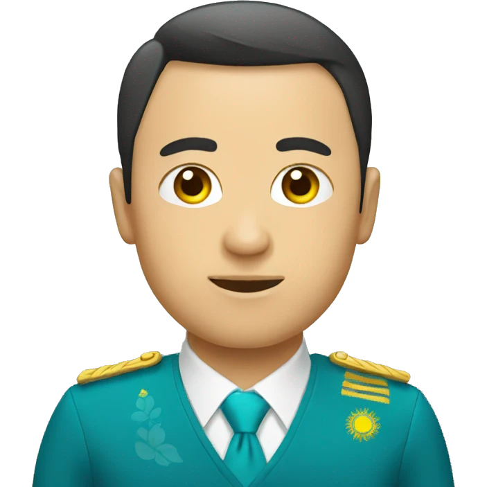 kazakhstan and apple emoji