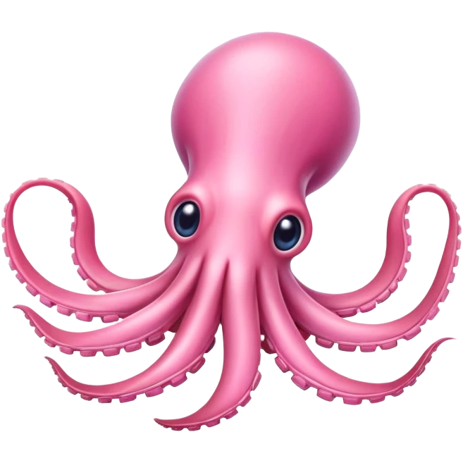 Meet the pink squid and other amazing animals, each with their unique talents and charm emoji
