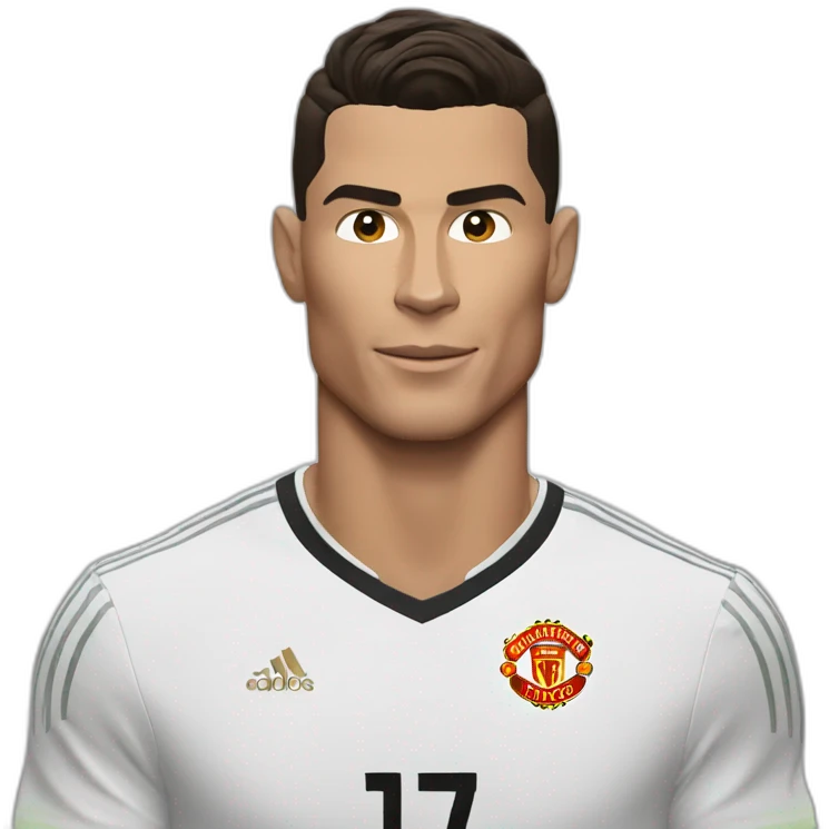 Cristiano Ronaldo man United emoji