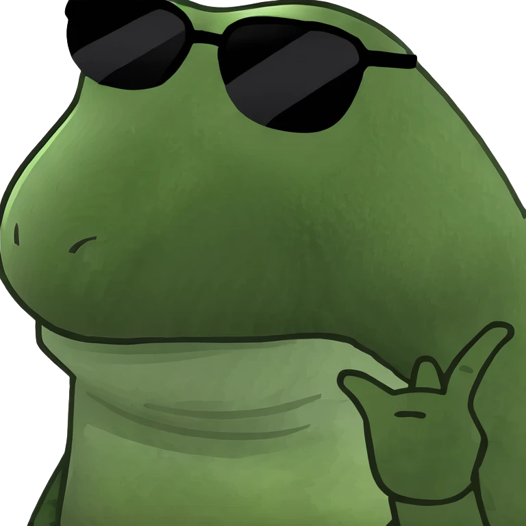Gorilla mixed with avocado emoji