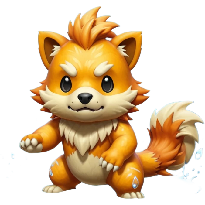 Scary Watery Silly Lairon-Growlithe-beast emoji