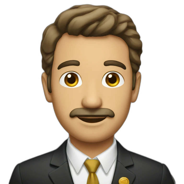 Hombre mayor calvo emoji