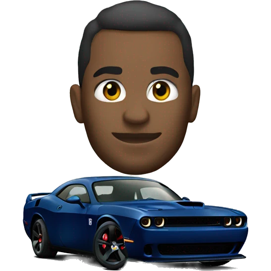 navy blue hellcat SRT emoji