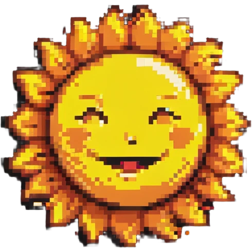 happy sun emoji