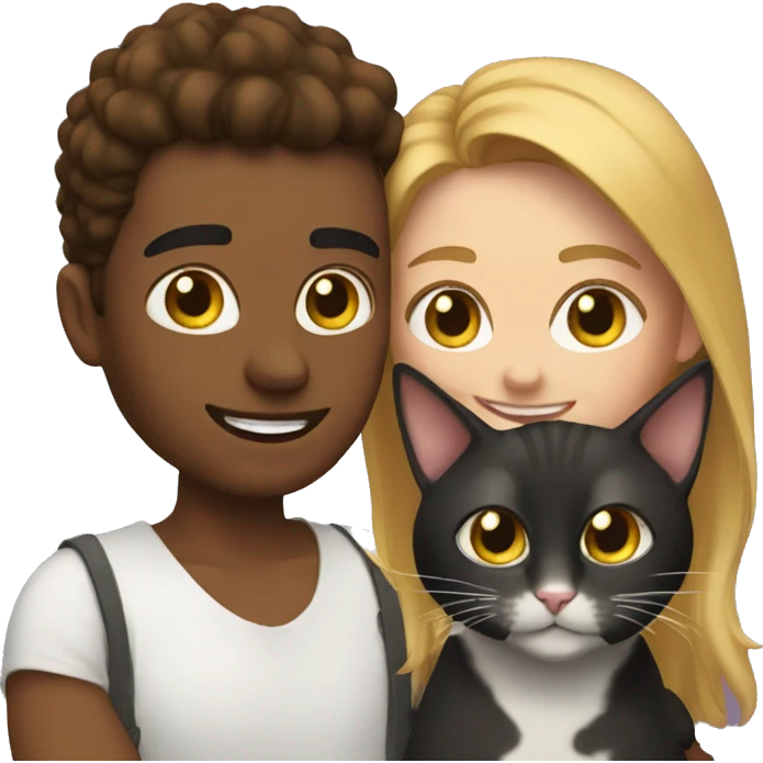 Me with cat  emoji