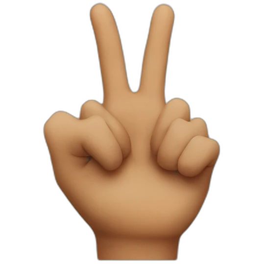 Two finger J emoji