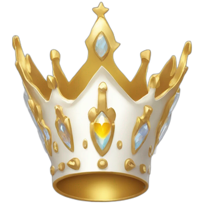 pure godly white crown of light emoji