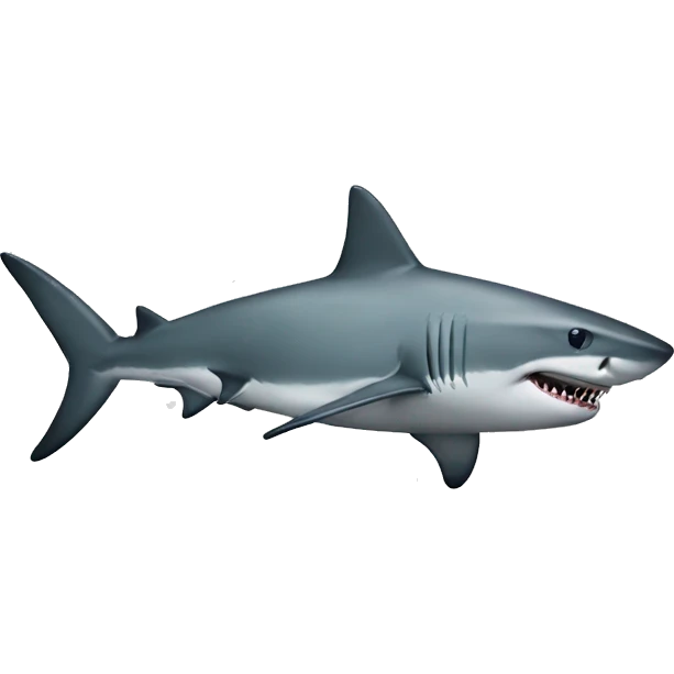 shark with a cigarette  emoji