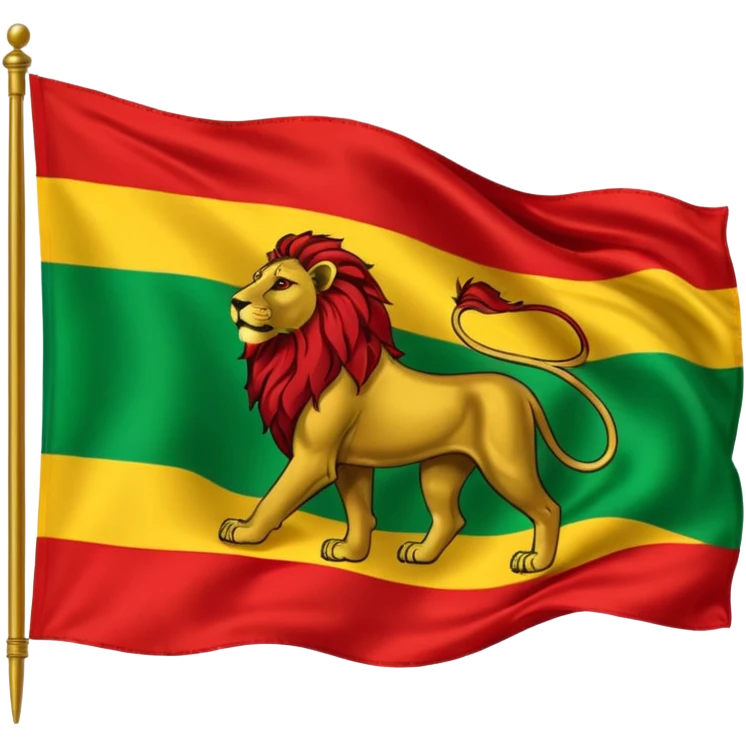 Ethiopian Lion of Judah flag  emoji