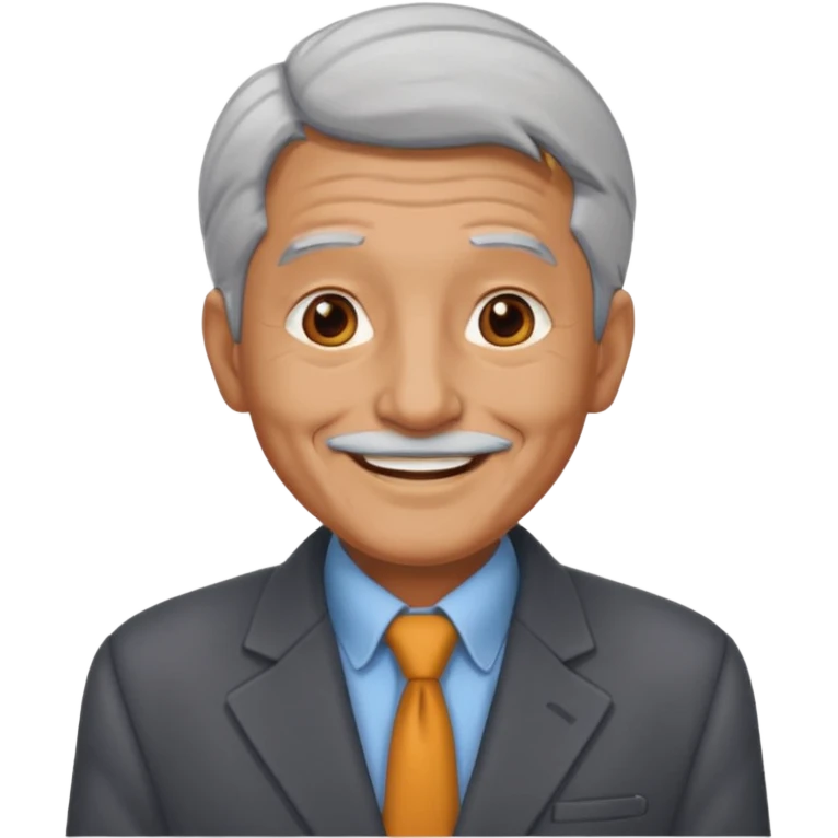 old man wearing blAZEER emoji