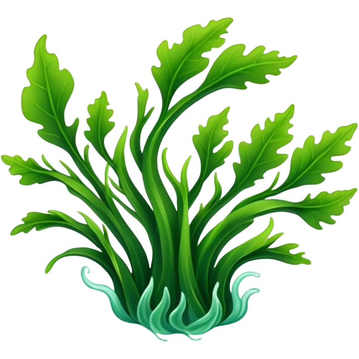 green seaweed emoji