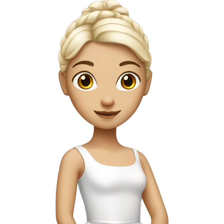 White ballerinas emoji