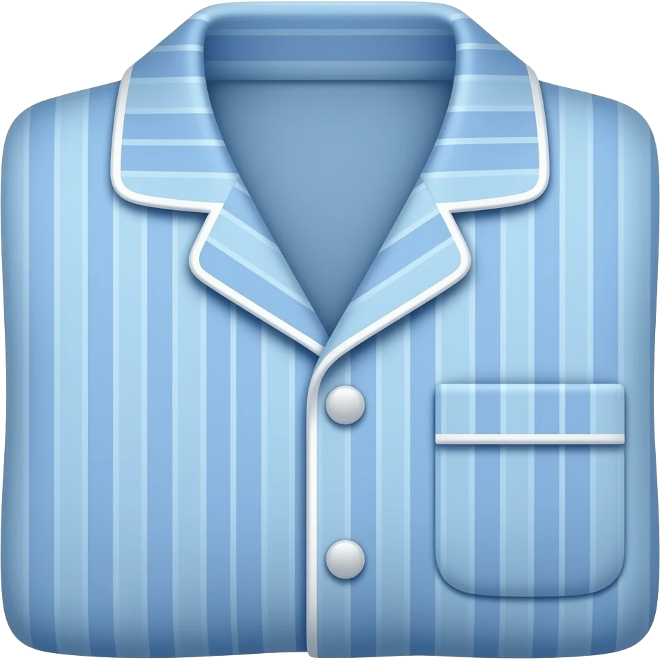 Folded Pj’s emoji