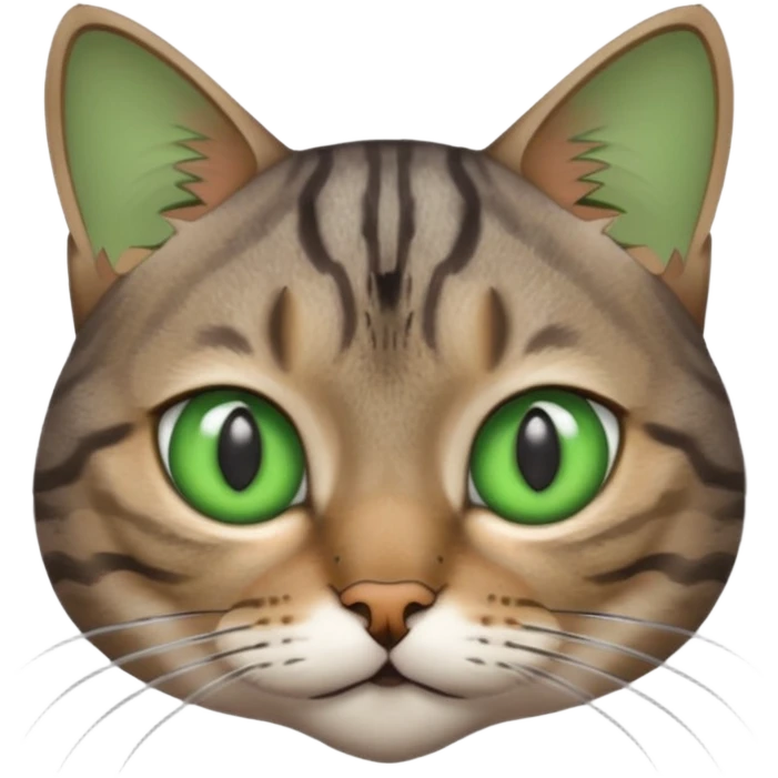 cat staring intensely emoji