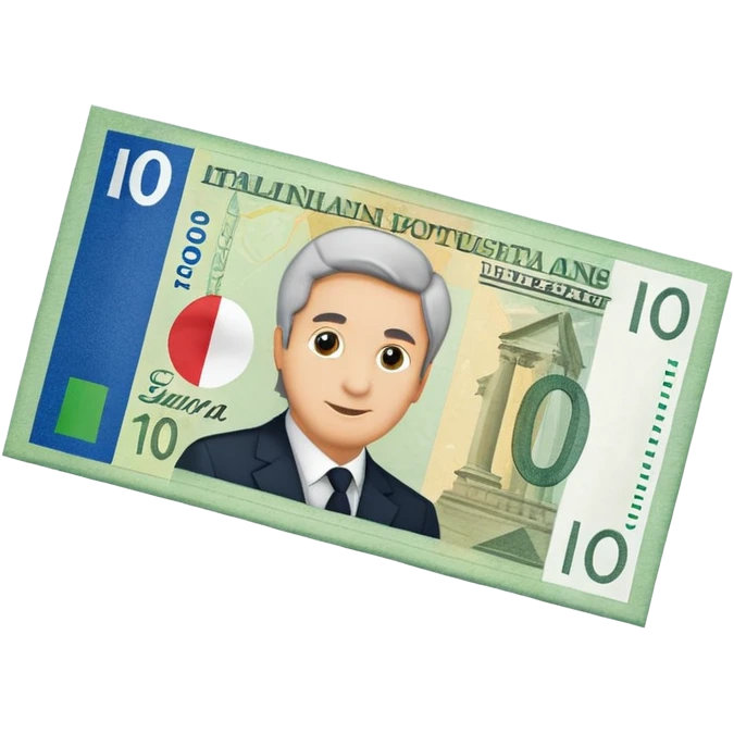 banconote euro 10 italia emoji
